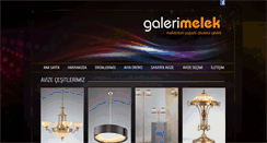 Desktop Screenshot of galerimelek.com