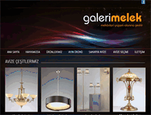 Tablet Screenshot of galerimelek.com